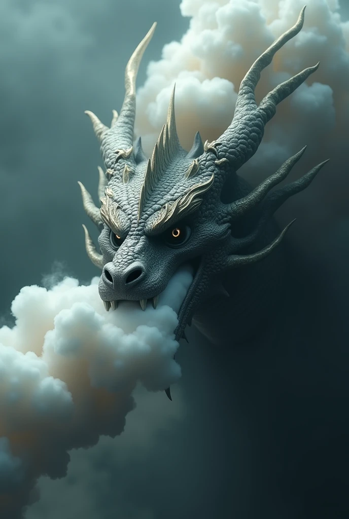 Bring the dragon's head and sky to life