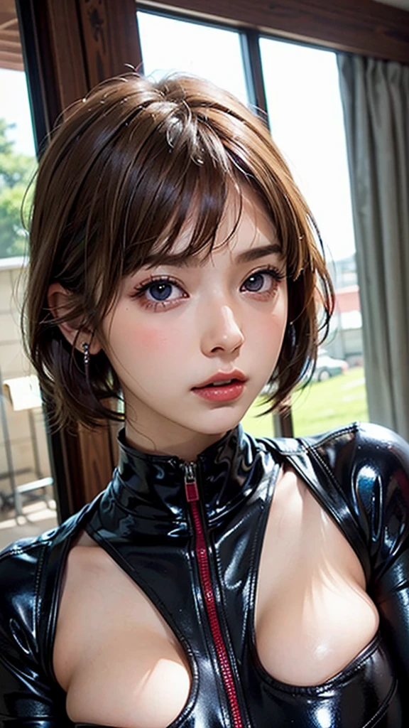 ((Beautiful Face:1.2)),masterpiece, Best Quality, One girl, Skin-tight plug suit, Perfect Eyes, Perfect Face, Kuvshinov, Cowboy Shot,