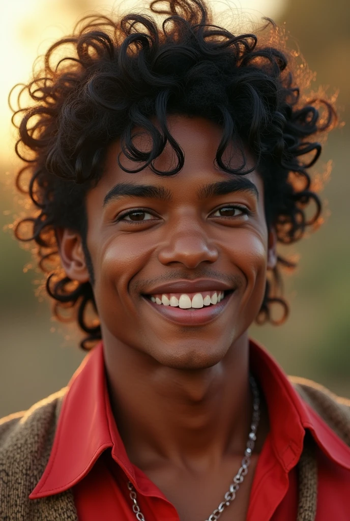 Michael jackson from off the wall era, realistic photo, photorealistic, detailed facial features, realistic skin, realistic clothing, soft lighting, warm colors, natural setting, high quality, 8k, best quality, masterpiece, ultra-detailed, physically-based rendering,
