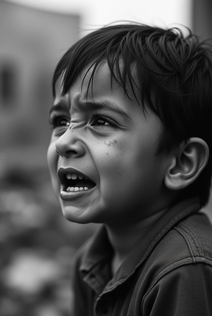 Crying boy