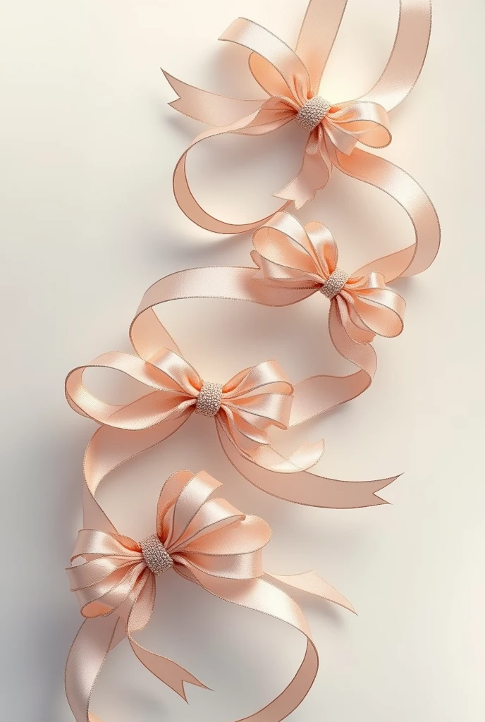 Banner graph;poster;There is a pair of small ballet shoes in the corner of the picture,Wrapped in a pink ribbon;Ribbons fill the screen;dream,mystery;Big scene;Golden pink hue。Low saturation;Background pure,Simplicity。Large blank space in the center。