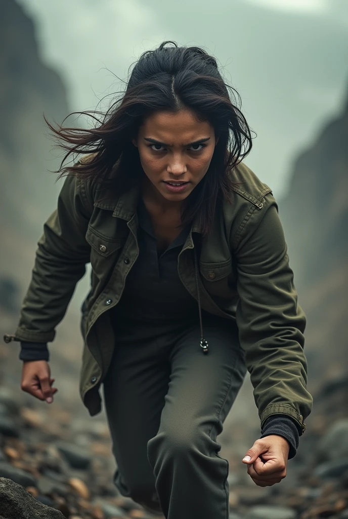 A person rescued by ropes, a rescue team, a group of climbers, rescue training, Asian climbers, extremely detailed full-body shot, conceptual art, jaw-dropping effects, the best high-quality, high-res, vibrant colors, studio lighting, extreme detail, action lines, ultra-HD, textured skin, high resolution