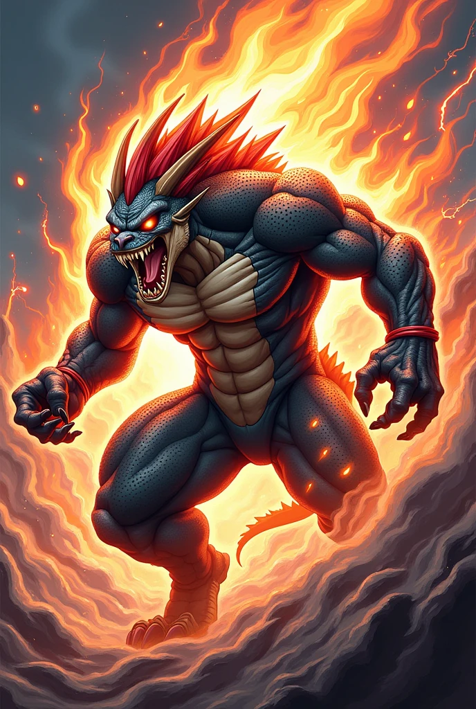 <lyco:PokeZom:1.0> A charmander, PokeZom