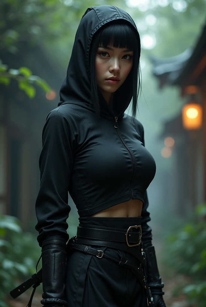 "MITOYA"It's written there,dark skin,abs:1.5,Japanese women、Beautiful woman、Photorealistic、movie lighting,sign"MITOYA",kimono、kimono、Japanese sword、Combat readiness、Sit down、Bare your chest、An outfit that reveals the navel、Abdominal muscles、
