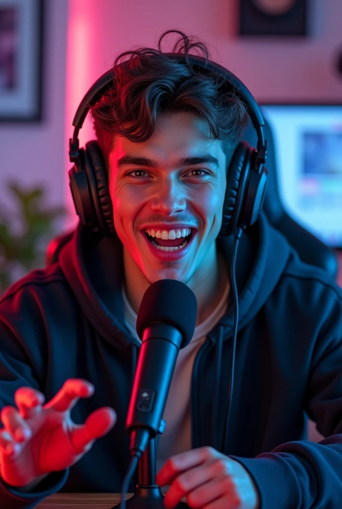 Streaming Man I'm a streamer (man) - SeaArt AI
