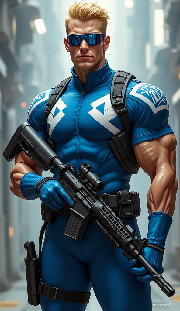(masterpiece, intricately detailed, highest resolution, best quality:1.2), (doujin), a cocky African American Instagram influencer, buzz cut, a 24 y.o muscle stud with a muscular physique sitting on a chair with black eyes,full-body tattoo, dark-skinned male, clean shaven, wearing a ((mecha suit, catsuit, captain America-inspired, chav)), ((excessive cum)) ((cum on body)) (cum drip), flaccid penis,saggy balls,hairy chest,vascular,muscle striations,soft light,fantastic realism, ((wsprmr, zzmckzz))