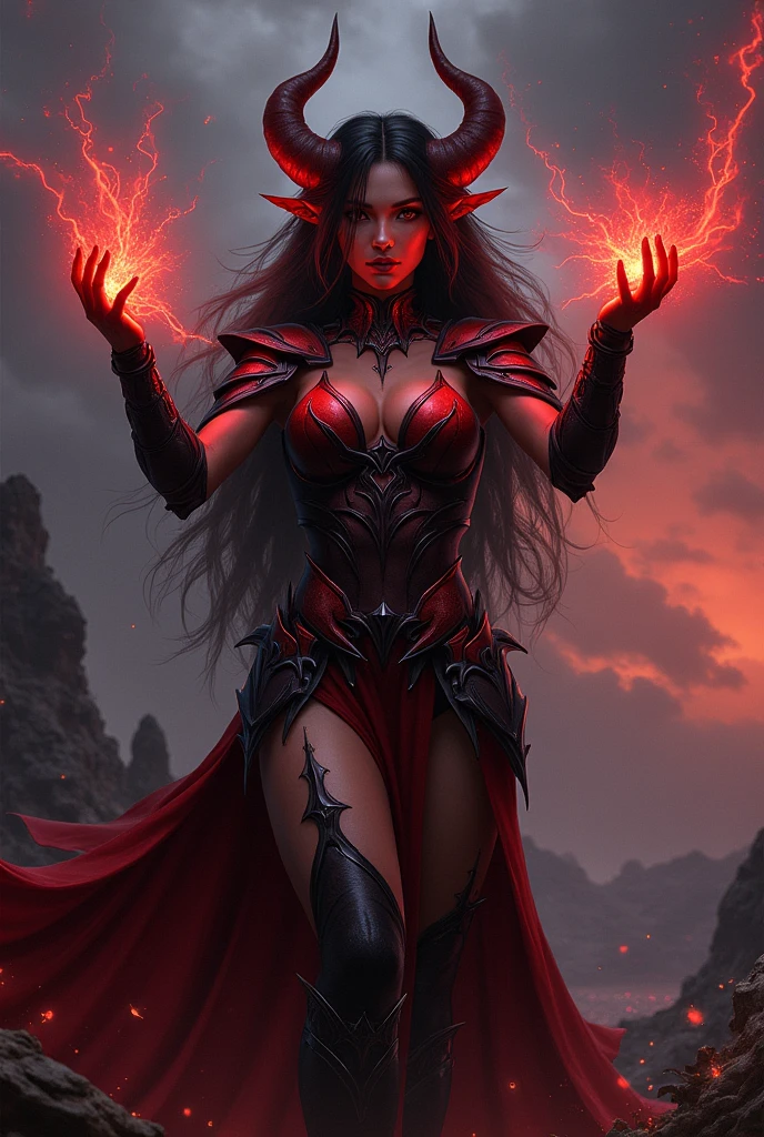 Full body portrait, (8k, RAW photo, highest quality), hyperrealistic, intricate abstract, intricate artwork, abstract style, striking portrait, menacing, otherworldly creature, (demoness:darkness:1.3), (flames:magma:1.4), with swirling flames cascading from its body, flaming wings, icy landscape, cold desolate, (icy rocky:1.3) , fearsome power and ethereal presence, non-representational, colors and shapes, expression of feelings, imaginative, highly detailed, extremely high-resolution details, photographic, realism, fine texture, 4k, ultra-detailed, high quality, high contrast made of ice