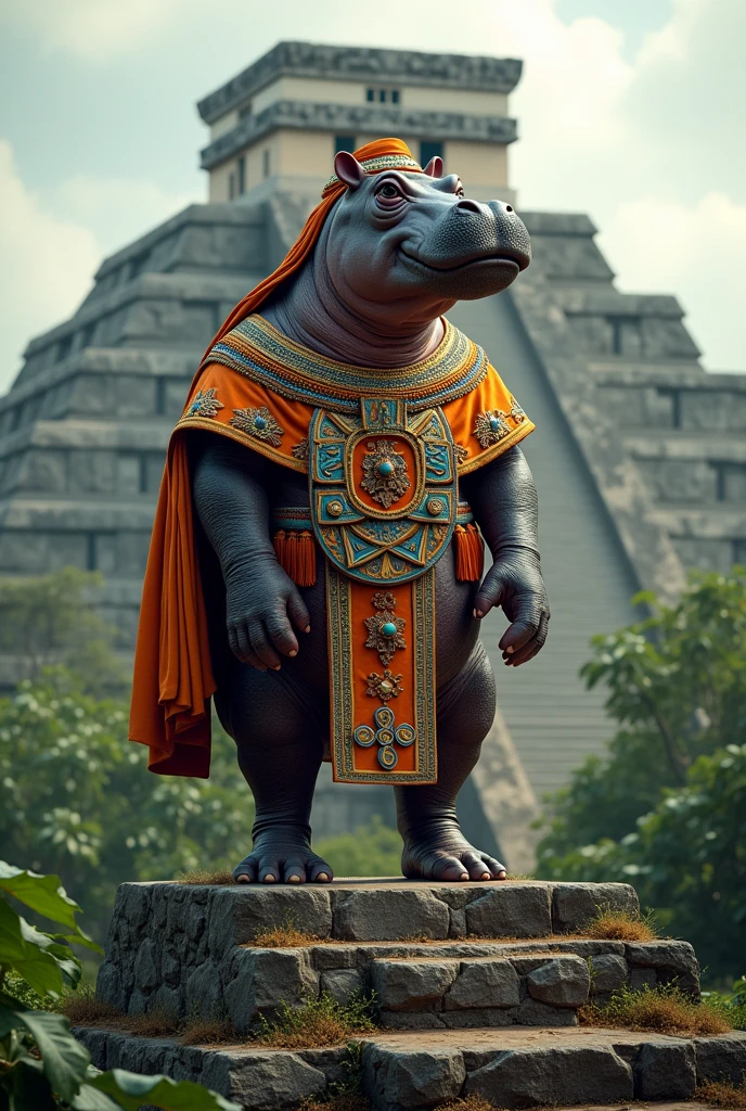 cute female anthro_jaguar, intricately detailed, realistic, aztec_sun_priestess, full_body, sitting properly on a stone_throne