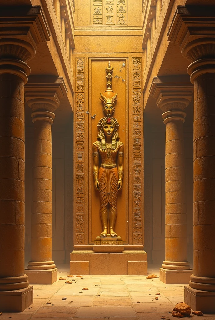 create a domain expansion name: golden crypt of the holy sun
