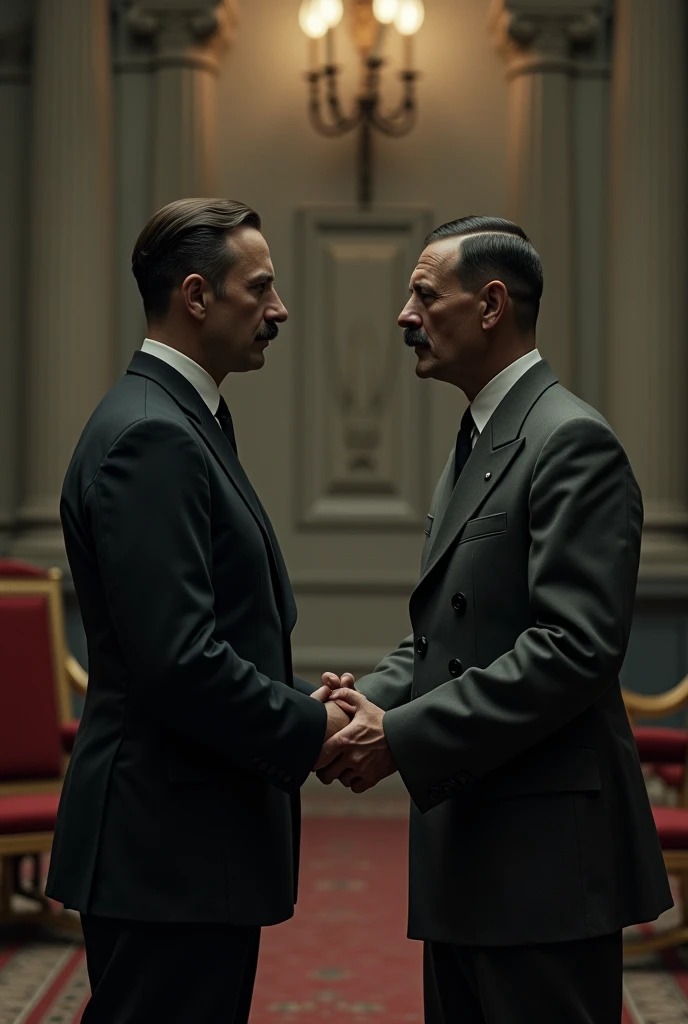 Hitler shook hands with Roosevelt