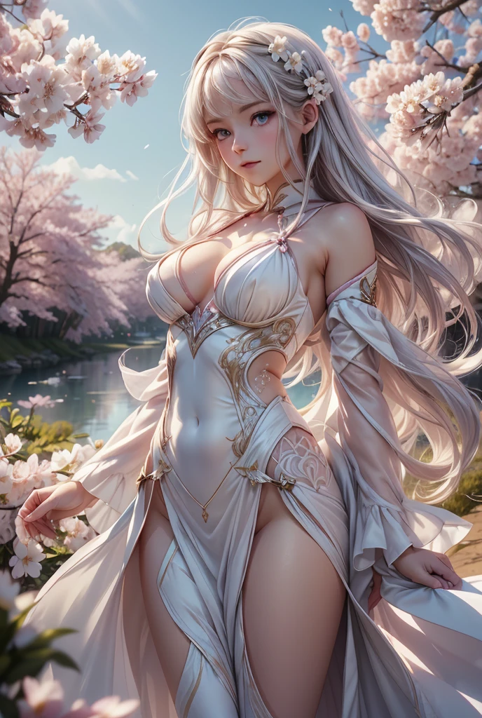 ((Finest quality)),(超A high resolution),(Ultra-detailed細),(Meticulous portrayal),((the most picturesque works of art),Ultra-Precision Art,The art of astounding depiction,Fantasyart:1.5, ((Beautiful flowers々:1.5)),((Creeper:1.5)), (Body eroded by flowers:1.3),Glamorous body:1.3,fancy background effects、masterpiece、Fancy details、(NSFW 1.1), ((1girl in)), ((masutepiece)), ((Highly detailed:1.3)), In crystal clear water,beautiful woman entering the lake, ((Long platinum blonde hair)), Wet hair, Wearing a light transparent dress, clothed bathing, steam, (Rose petals floating in water:1.3), Early morning light, Ivory Gold AI, windows, Crepscular lighting, 、Lace sheer underwear、very very gigantic boobs、Pink nipples、pink areolae,透けて見えるPink nipples、透明なpink areolae、lace and string shorts.、princess carry,Sexy lingerie with lace and strings,See-through sexy lingerie,Transparent lingerie、translucent dress、pearlsescent、pearls、Sexy Harness、Sexy garter belt、Sexy Stockings、Well equipped,intimate, rose garden、Multicolored roses、lake with floating roses、Lying down、Open legs、Spread your legs、Open thighs、Immersion in water、Wet body、splash water、gorgeous flower decoration、big flowers、stylish hair、Moon, lantern, Night, Solo, playing in the water, Water, hair flower, flower, Outdoors, skyporn, full Moon, Rain, lantern, wet clothes, skyporn, wet hair (((masutepiece),(the Extremely Detailed CG Unity 8K Wallpapers),Best Quality,Cinematic lighting,Detailed background,Beautiful detailed eyes,Bright pupils, (extremely delicate and beautiful),(Beautiful and detailed eyes description), Ultra-detailed,masutepiece,)),