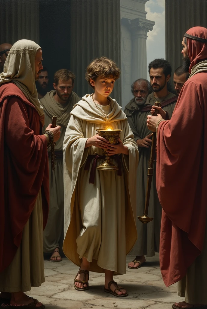 Make an image of Saint Tarcisius