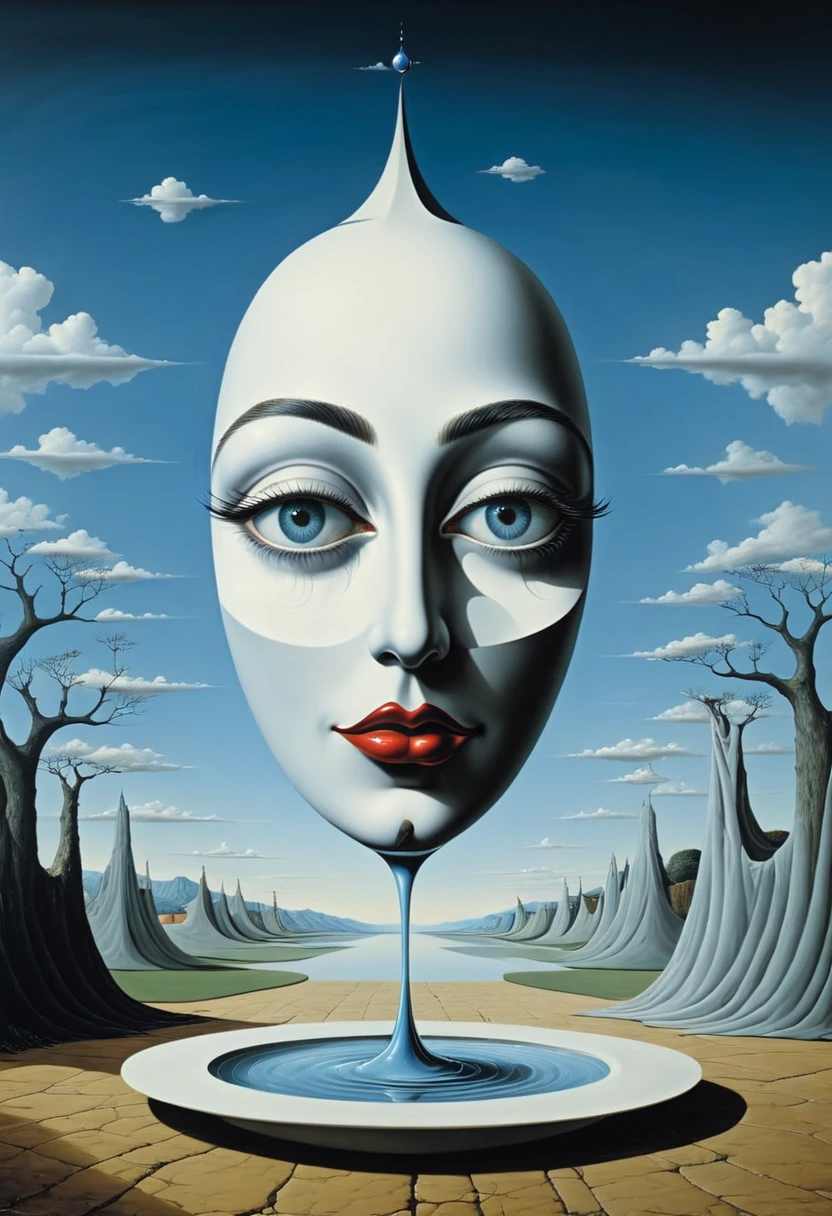 kaballah mysterys - surrealist style, surrealist artwrok, dream like, Salvador Dali style, Rene Magritte style, highly detailed, masterpiece, painting-like, HD