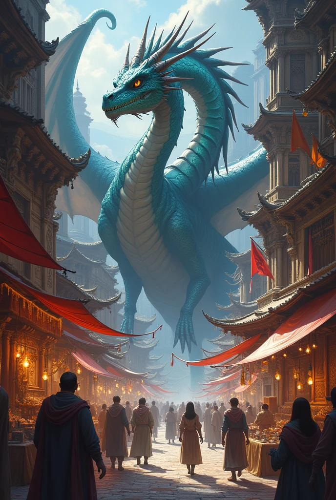 Masterpiece, top quality, best quality, official art, a dragon rushing out of a movie screen, stones and glass flying around, cinema scenes, side angles, lots of rows of seats, a lot of people watching movies, super detailed dragon scales, real pictures,