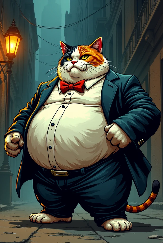 lineart, LineAniAF, fat, Dressed animals page, yakuza fat cat in casino, angry because of big loss, sitting in chair, furious, shouting, with an angry expression on her/his face