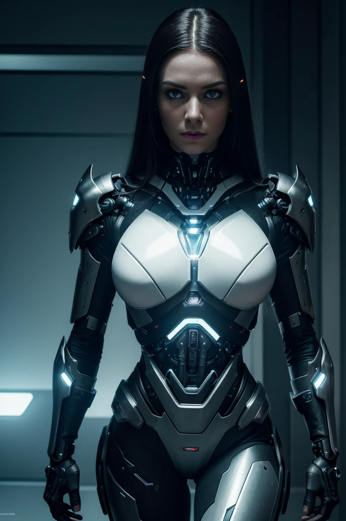 ((Best quality)), ((masterpiece)), (detailed:1.4), 3D, an image of a beautiful cyberpunk female,HDR (High Dynamic Range),Ray Tracing,NVIDIA RTX,Super-Resolution,Unreal 5,Subsurface scattering,PBR Texturing,Post-processing,Anisotropic Filtering,Depth-of-field,Maximum clarity and sharpness,Multi-layered textures,Albedo and Specular maps,Surface shading,Accurate simulation of light-material interaction,Perfect proportions,Octane Render,Two-tone lighting,Wide aperture,Low ISO,White balance,Rule of thirds,8K RAW, crysisnanosuit, venom suit