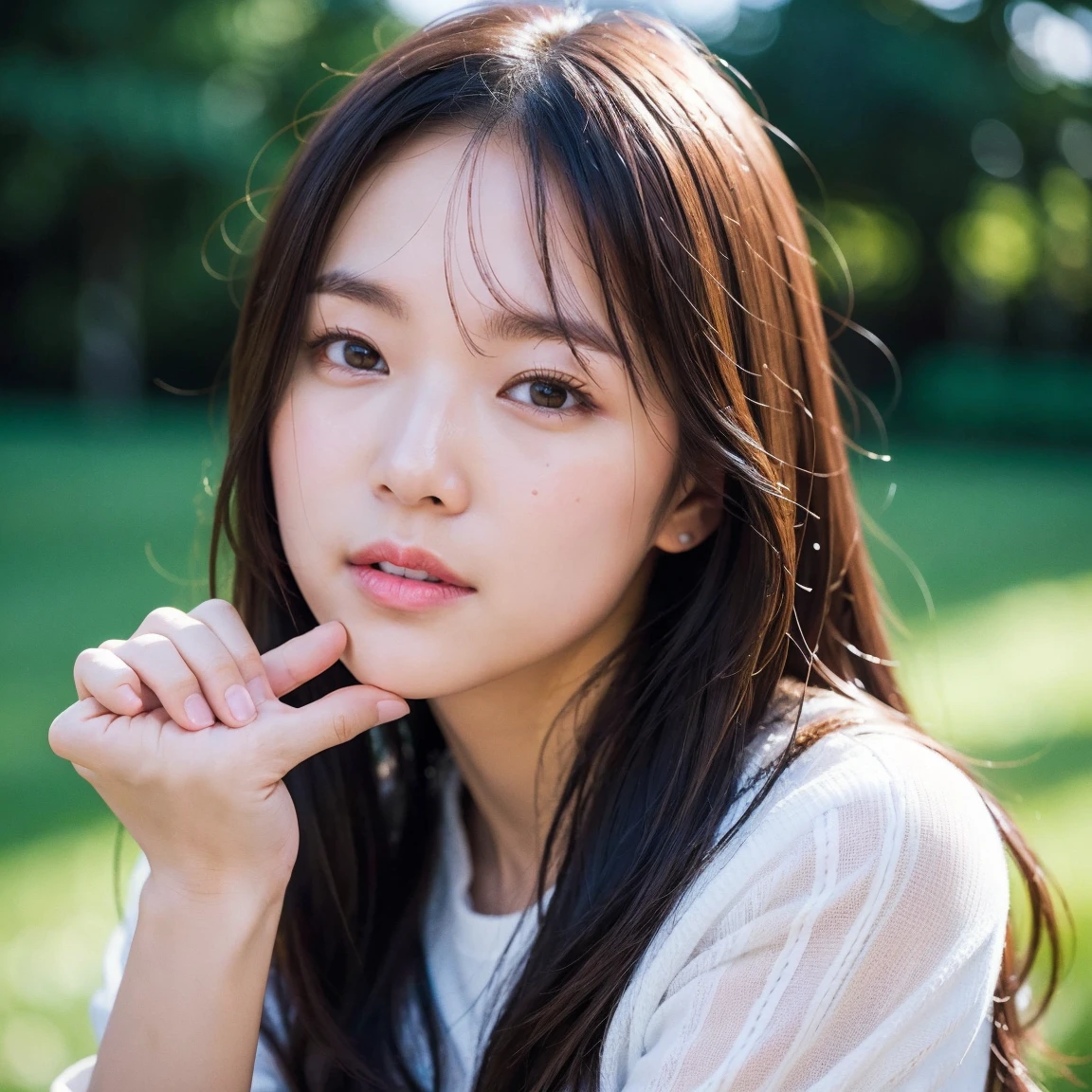 (RAW Photos:1.2), (Realistic:1.4),Beautiful detailed woman,非常にFine Eyesと顔, Fine Eyes, Very detailed,High resolution, Very detailed,highest quality,Awareness-raising,Unified,8k wallpaper,masterpiece,highest quality,1 female,alone,rich,Esbian all over,(Standard body type、D cup breasts)、There'Foot meat,Slim waist,alone,(Strap Dresses,気質Strap Dresses,High heels),Jewelry Necklace Short Hair,A kind smile,A dignified atmosphere,black eye,Realistic,Suzhou Garden , (midday garden:1.1)