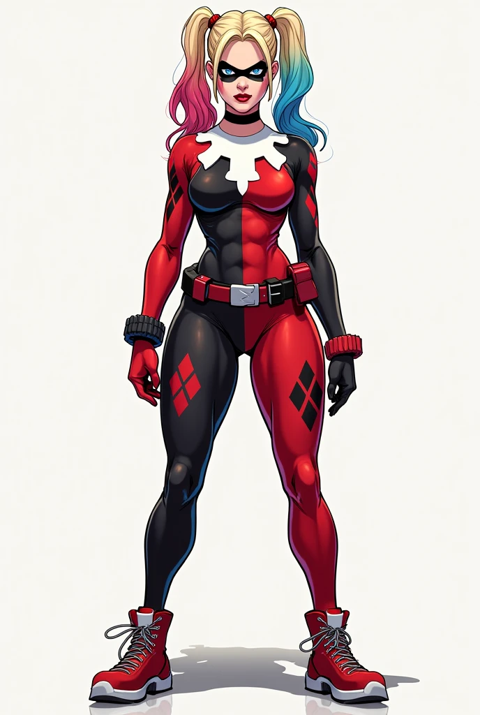 ((masterpiece)),(((best quality))),((character design sheet)), Pokémon character Jessie, (team rocket uniform) ((Jessie)), ((side body view)) mature face, (red violet hair),((perfect eyes:1.4)), (thigh high black boots:1.3), (slicked back hair), defined cheekbones,((long hair:1.2)), high cheekbones, illustration, muscular, sexy bimbo, (gigantic breasts:1.3) red hair, ((detailed face:1.4)) beautiful woman, (black gloves :1.2), (white skin:1.4) , (red lipstick:1.4), shiny skin, scribbles and marks,(puffy lips:1.4) , (giant red R on shirt), rough sketches, pose, 8k,16k, (simple background, white background: 1.3) ((cool color palette)), ((white crop top, white skirt))