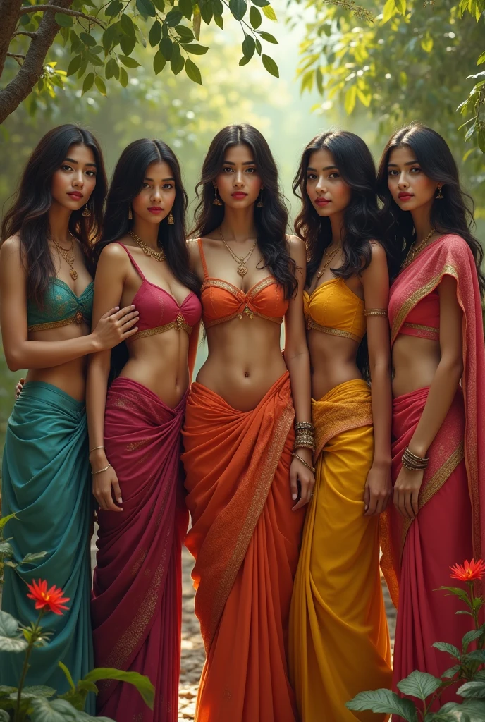 photo of a beautiful Indian female, smiling suggestively, a park, anatomically correct, saree,4k, high-res, masterpiece, best quality, head:1.3,((Hasselblad photography)), finely detailed skin, sharp focus, (cinematic lighting), night, soft lighting, dynamic angle, [:(detailed face:1.2):0.2],UHD, 8K wallpaper, High resolution), Cinematic lighting, physically-based rendering, award-winning, extremely detailed skin, extra detailed face, high detail eyes, Carl Zeiss 85 mm F/1.4, back pose,pubic hair