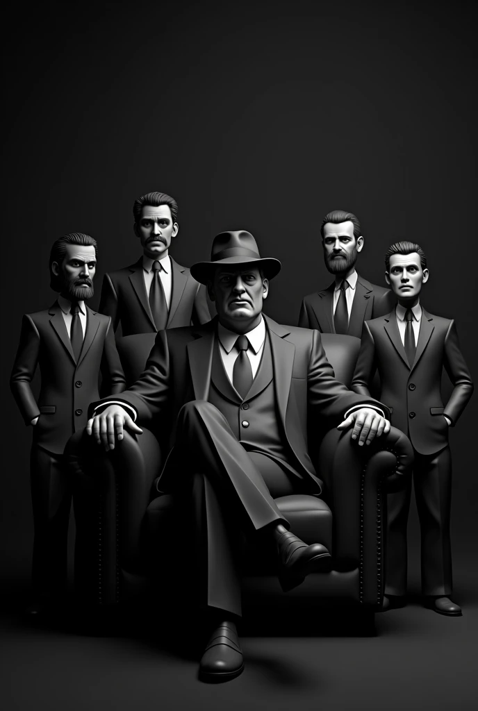 arafed image of a man sitting in a chair in a suit, corporate portait, high quality portrait, all the people are wearing suits, ceo, corporate boss, dominating personality, corporate portrait, court session images, business men, the man stands out on the image, professional portrait hd, by David Ruby, wearing a suits
