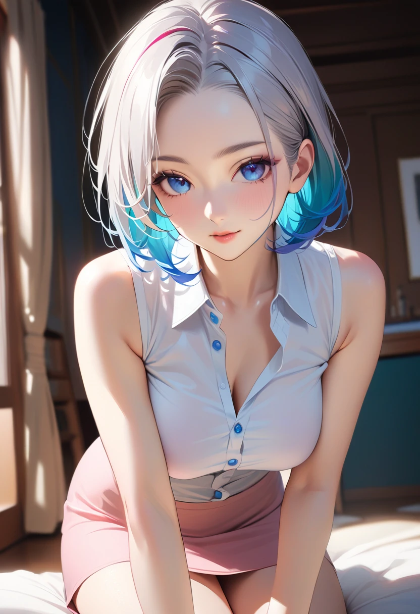 Cute trans anime small see through  nipple