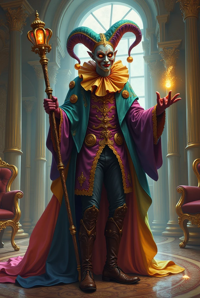 award winning photograph of a jester in king's royal court sitting on his throne, while the king sleeps ,magical,fantasy art concept,intricate details,best quality,masterpiece,ultra sharp,hyper realistic,realism,,1980s Fantasy Style,vivid color,,
Steps: 20, Sampler: DDIM, CFG scale: 7.0, Seed: 3144839843, Size: 840x456, Model hash: b461f2f53f, Model: lucignoloxlFantastic_v10, Denoising strength: 0.3, Init image hash: d874d3fa112b787b1f76c050301e90e8, Mask blur: 8, Inpaint area: Only masked, Masked area padding: 33, Lora hashes: "1980s_Fantasy_Style_SDXL: d657a51d4345, Artists_Edge-000006: 690487fc228a", Version: f0.0.17v1.8.0rc-latest-276-g29be1da7, Hashes: {"model": "b461f2f53f"}