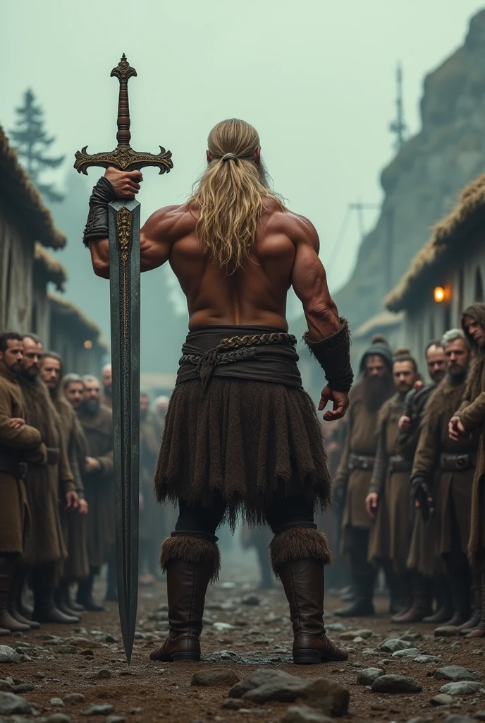 Sexy Viking , norse mythology , homoerotic, realistic photo