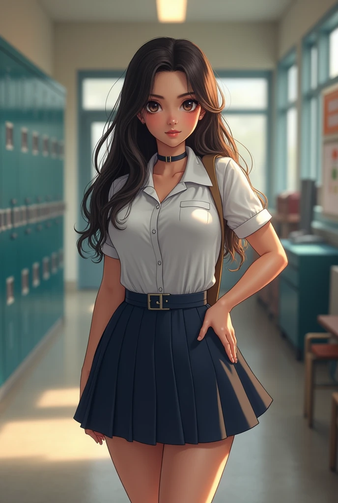 hot sexy school girl super large breast