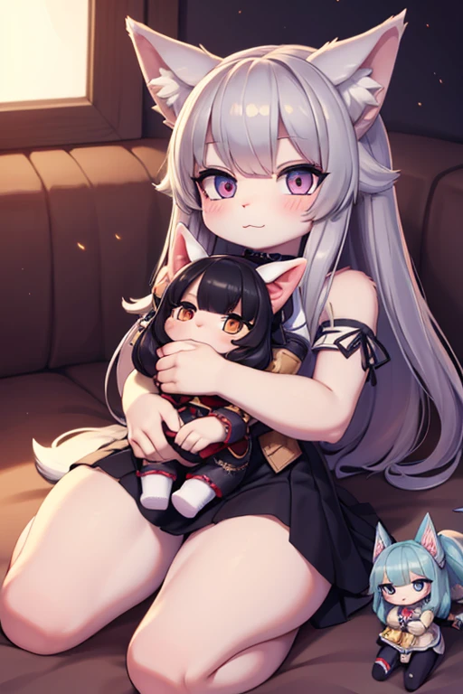 NSFW,masterpiece,Highest quality,High resolution,Super detailed,Shirakami Fubuki\(Hololive\),Gray Hair、One-sided braid、Ahoge、Earrings,Fox ears,Fox tail,Crop top shirt,Sleeveless,Embarrassed,blush,Expecting face,(Ecstasy face),(Adult Shop),(Underwear section),(Naughty shop),Cute pose,Date,(Seduce),(Middle-aged men),(Having sex),Insert your dick,Creampie,(Squirting),(rape),(rape),Leg spread,(Give in),(Falling into Pleasure),From the side