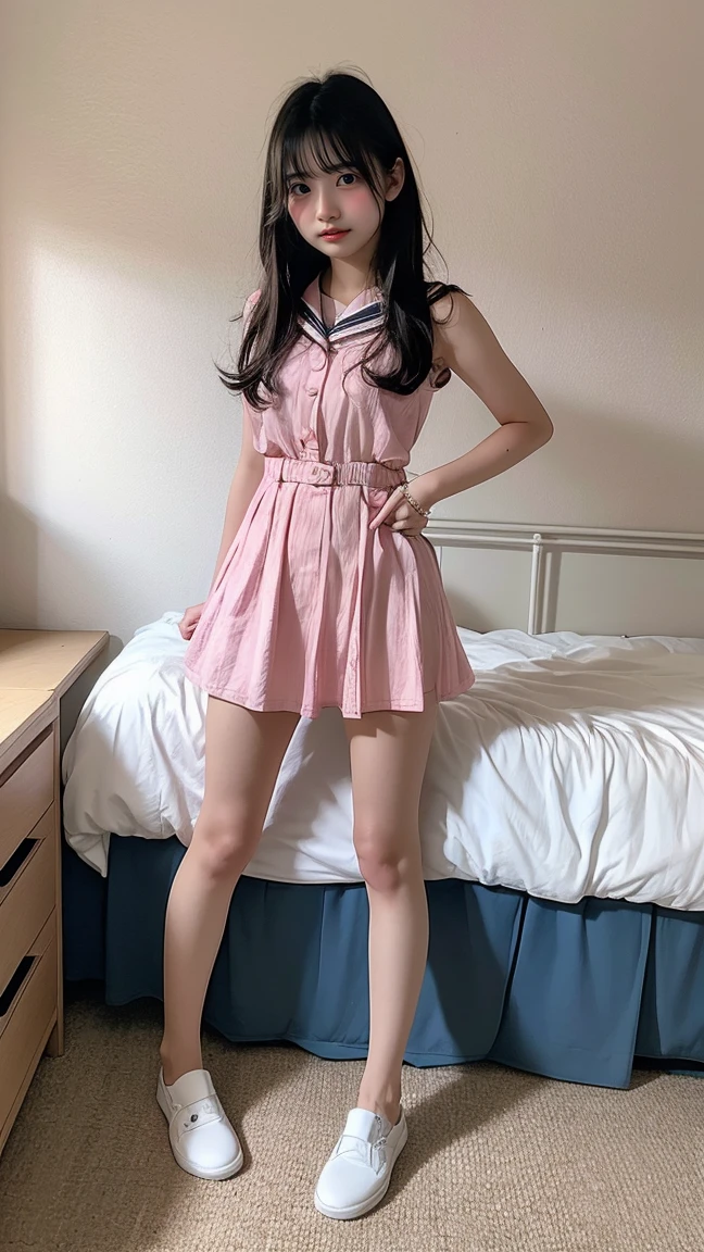 Raw photo、Ultra-realistic、Ultra detailed face、detailed lip、Detailed eyes、High school girl smiling showing her teeth、Long Hair:1.1、chest、Visible curves、Laughing with your mouth open 、Tokyo city角、 Whole body、( Slender body)、(Long Hair)、Big Breasts、Idol、(pastel colour)、18-year-old、Small face、Braid、 Tokyo city、Long beautiful legs 1.2、Curved waist、flower、uniform