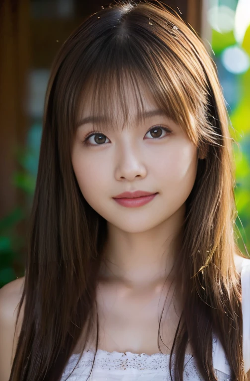 青いSleeveless sweaterを着た日本女性、 (((masterpiece))), ((Highest quality)), ((Intricate details)), (((超Realistic)), irrational solution, Near and far, Very detailed, Realistic, 1 Girl, ((Big Breasts)), Perfect hands, Finger details, Beautiful and detailed, Long Hair, Brown eyes,(Sleeveless sweater:1.2), Blue knitted dress, Detailed Background,, Perfect Eyes, Captivating eyes, Looking at the audience, from the front、Laughter、Moles around the mouth、Red lips