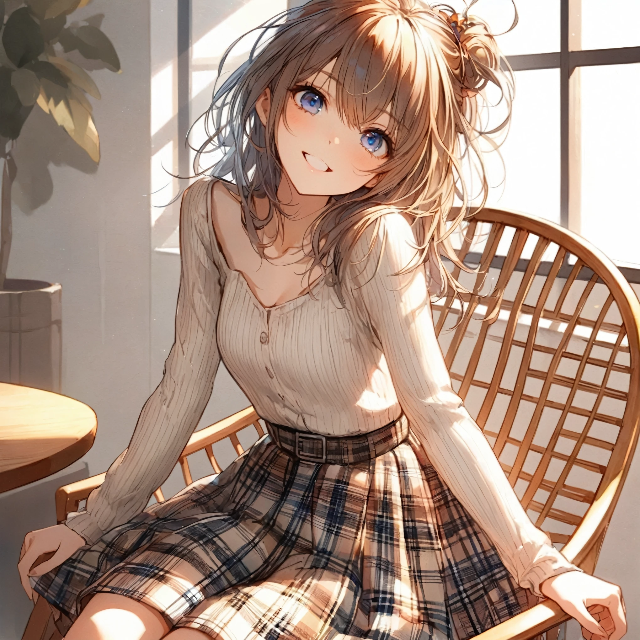 Official art using high-quality hand-drawn watercolor sketch techniques. (best quality,4k,8k,highres,masterpiece:1.2),ultra-detailed,beautiful detailed eyes,A girl with beautiful eyes, everyone, beautiful anime girl, cute anime girl, smooth anime art, anime style, elegant colors, soft lighting, delicate beautiful eyes, very coquettish, (beautiful large breast:1.2), (correct hands:1.2),