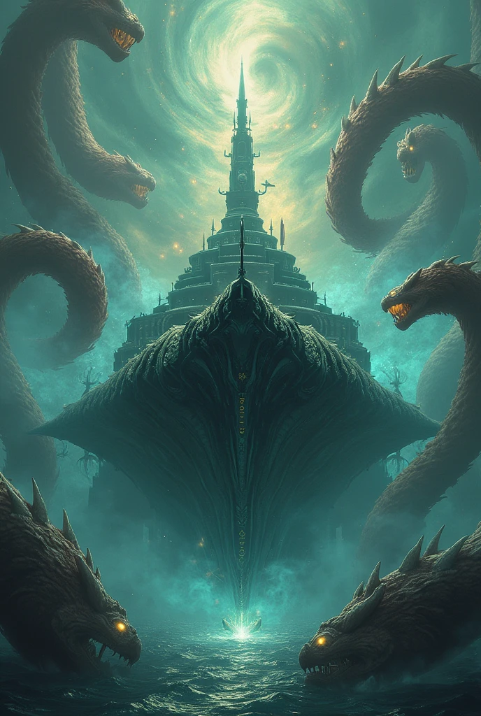 <lora:TemplesAndChurches:1> temple exterior, sinister fantasy, at the bottom of the ocean, dark, ominous, temple to cthulhu, epic, best quality, masterpiece, <lora:more_details:0.65>
