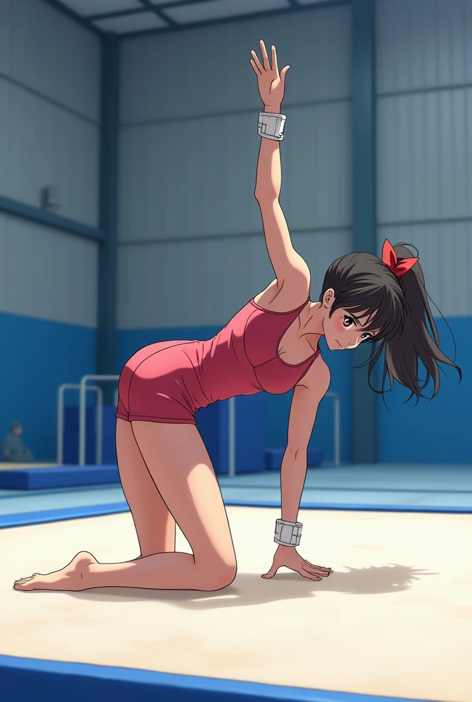 New Gymnastics woman Anime-style illustrations