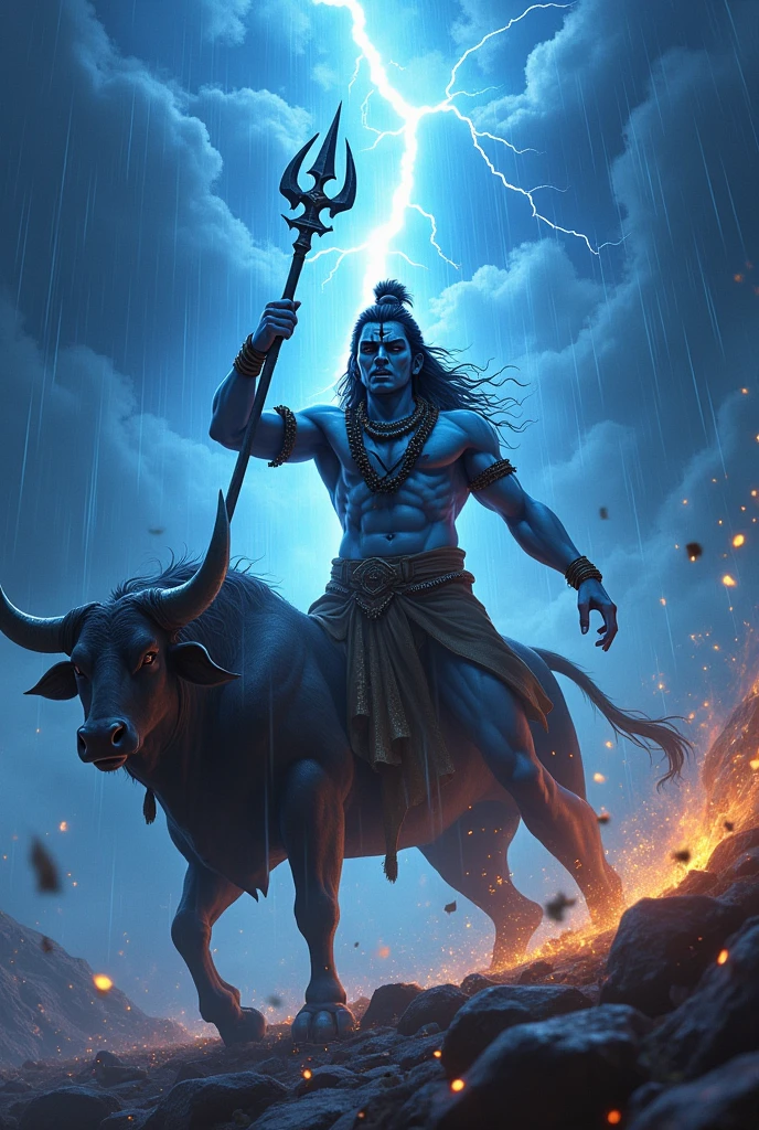 Shiv mahadev angery on the nandi ji