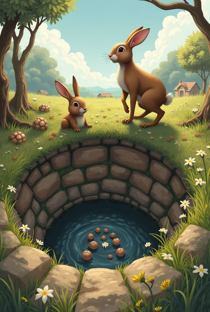 Analyze the significance of the well in the rabbit’s plan. Why was it a ...