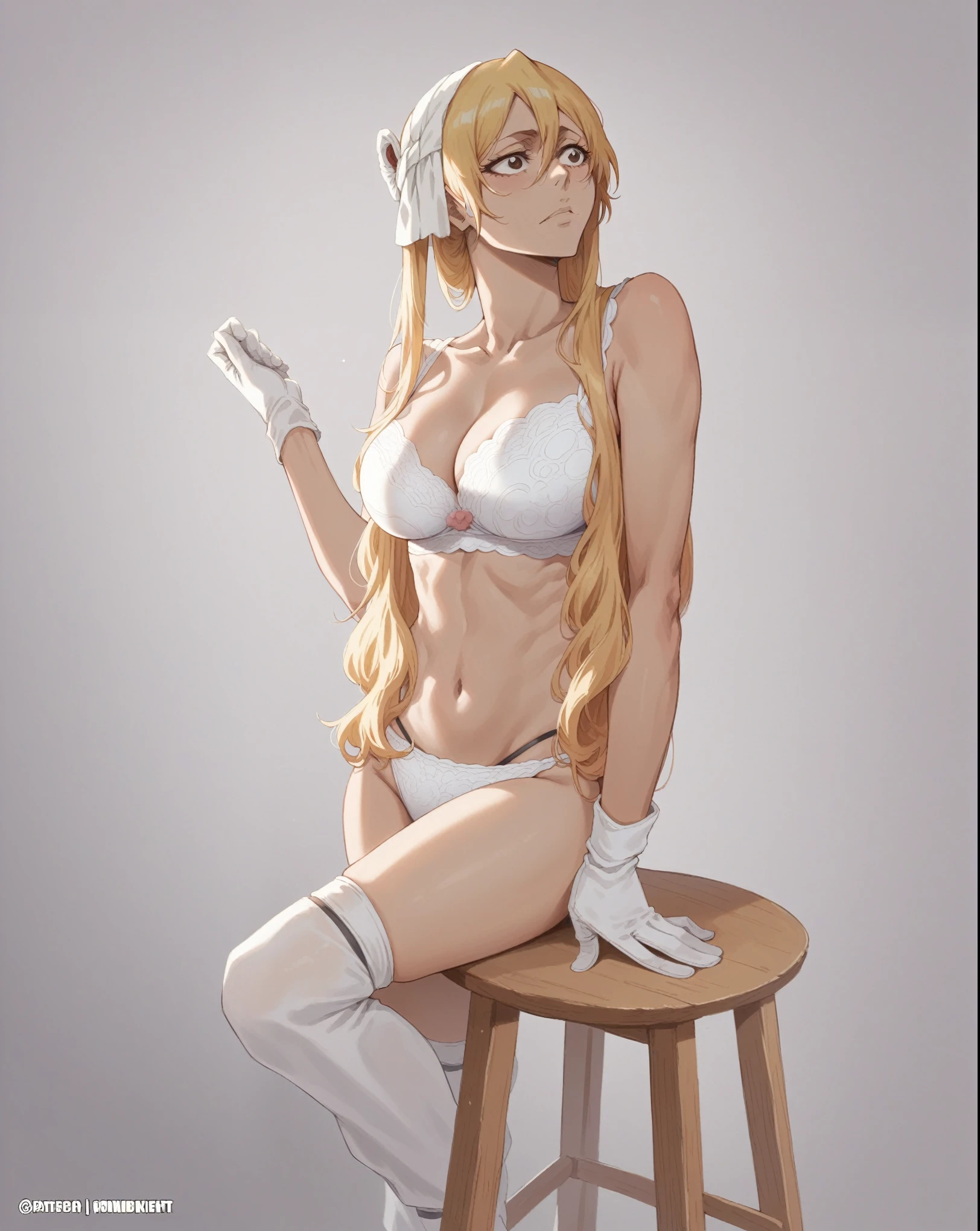 1 girl, cute vibes, manga draw style, ilumination Bleach Tite Kubo, obra de arte, random and striking character, slender body, body manga bleach, bleach tite kubo style, nsfw