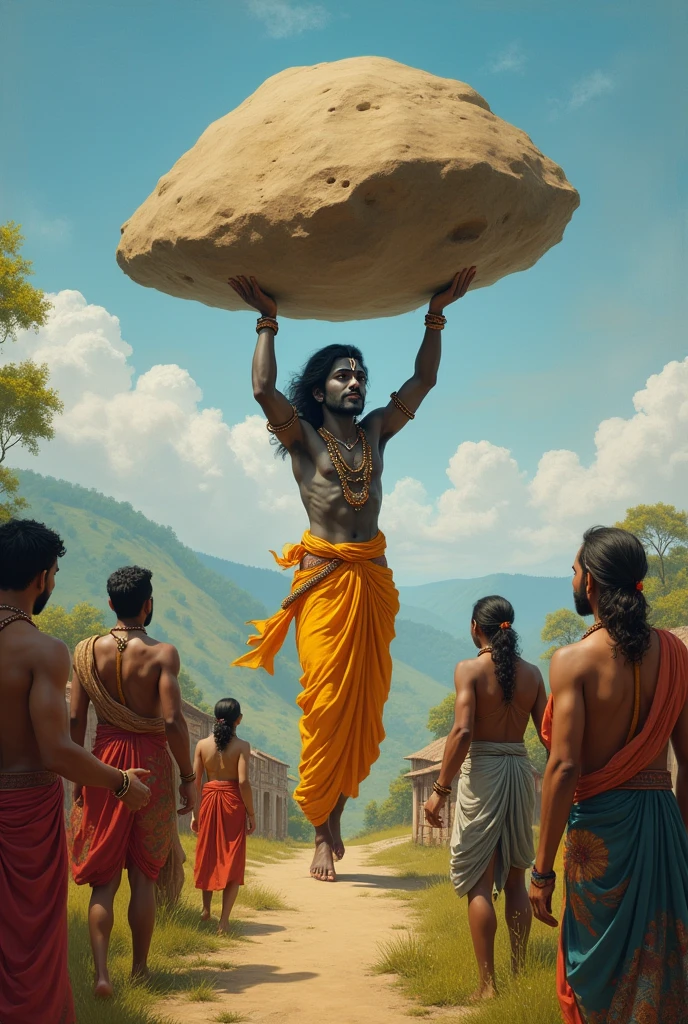 Background for krishna govardhan story