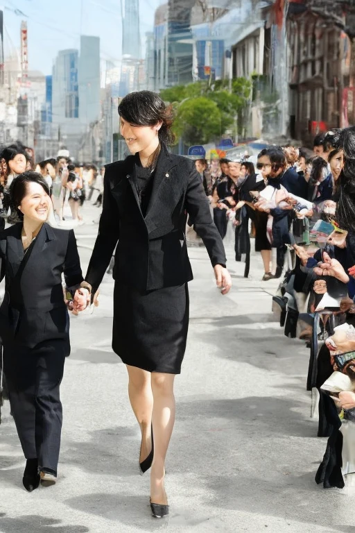 a beautiful 40-year-old Korean woman teacher with the name "Shin Soo-jin", her skirt is wet with excitement, she takes off her skirt and wears a short skirt with black stockings, water is dripping down her thighs (170cm, 59kg), detailed face and eyes, cinematic lighting, photorealistic, 8k, high quality, masterpiece