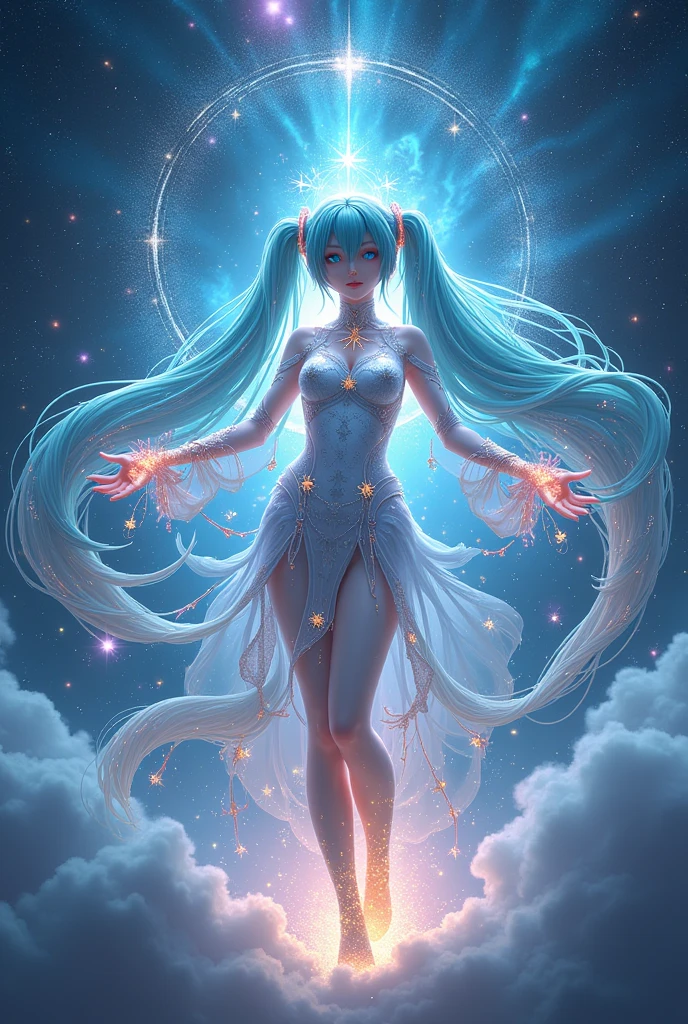 anime, nikita dragun, evil demon, cosmic enchantress, glowing sclera, hypnotic eyes, ultra detailed, bottom, fullbody, show armpits