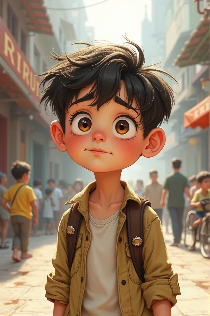 white face .qoshi chiroyli qora.long eyelashes.labi qalin.burni kickina.goat cat.sochi qalin qora.sochi kalta .smart boy.16yosh
.round face .how in life.white base color 