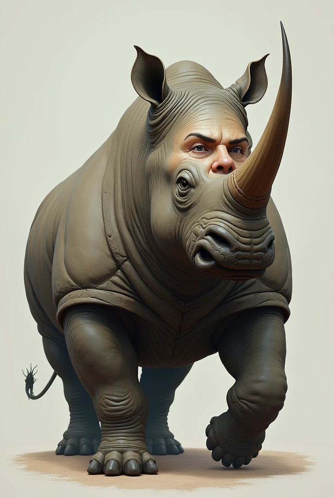 Feral, furry, panting, rhinoceros, detailed legs, , 1 tongue, 1 big dick , 1 anus, 2 testicles, detached 1 tail, , after orgasm, vivid colors, realistic , white background, cum in ass, cum on floor, cum on dick , realistic dick