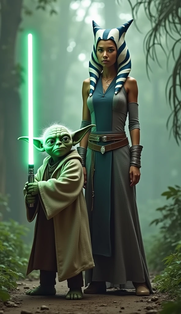STar Wars, a coven of insane lesbian witches (many alien humanoid races (sexy women with alien makeup, big tits, big ass), many colors, simple robe, nude underneath), on a jungle world in a stone archaic fortress (Star wars blend of extremely high technology and primitive construction), are going about a lip stick lesbian fantasy of village life (cooking, weaving, having public sex, cleaning, performing magic, performing sex magic)