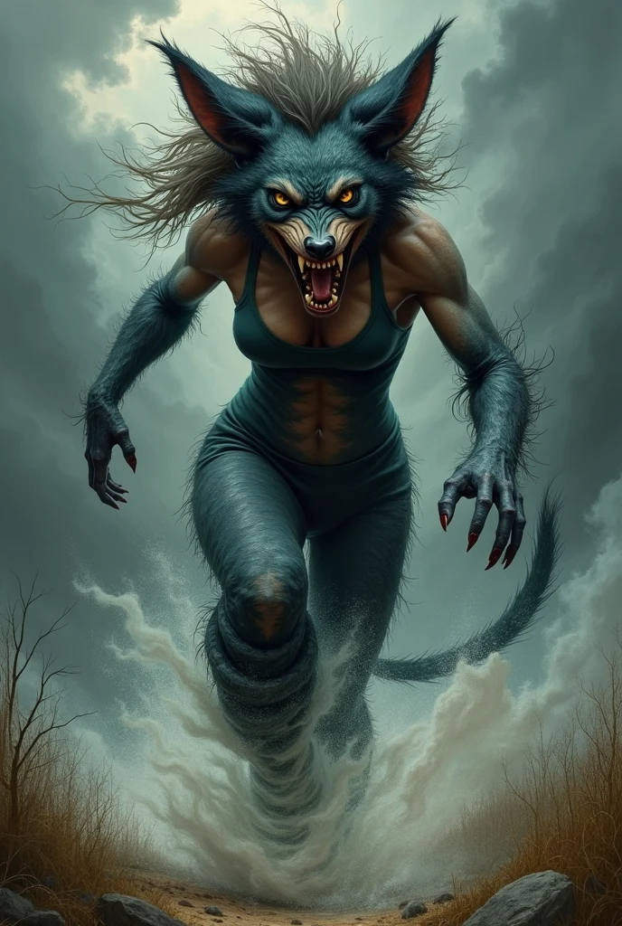 (by darkgem:1.4), masterpiece, best details, real life, depth of field, detailed background, (bright lighting:1.4), nude, solo, (anthro), genitals, with bushy pubic hair and armpit hair, enjoyment, attitude, clear details, powerful, pleasure, self-pleasure, perfect hands, covered in fur, genital close up, fangs, tongue, paws, claws, tail, detailed nipples, ((anthro female werewolf:1.4), sexy girl woman, monster girl, femme, slim, muscular, hairy pussy, exposed vagina, (breasts:1.2)), (musky, body odour:1.4), (leaning towards viewer, leaning forwards, leaning over viewer), (riding dick, penetration, penis in vagina)