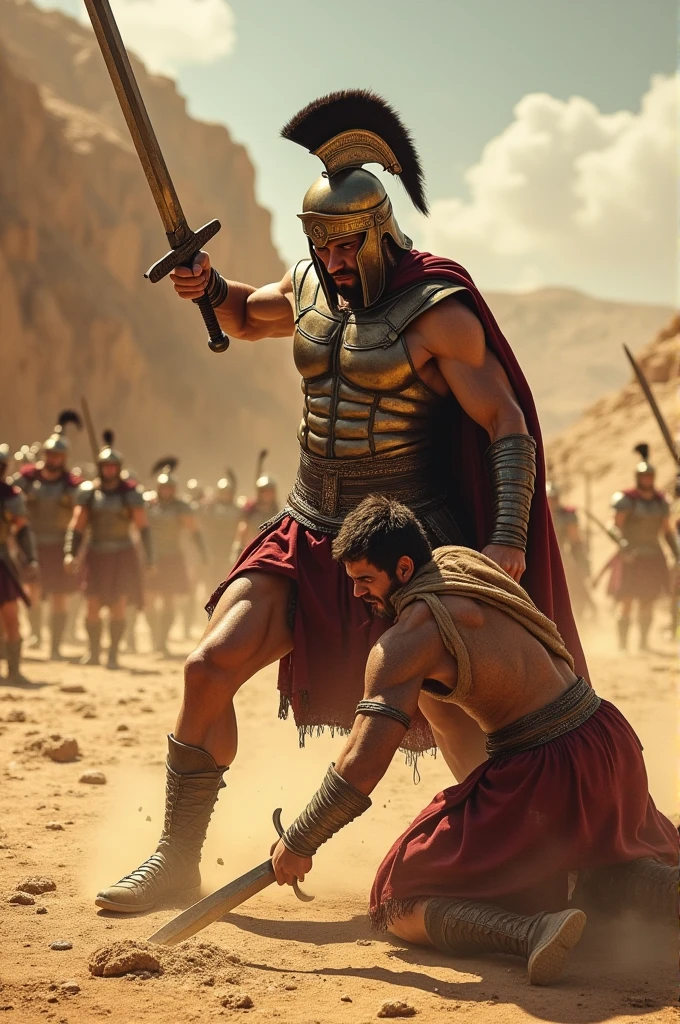 David killed Goliath with a sling and several soldiers