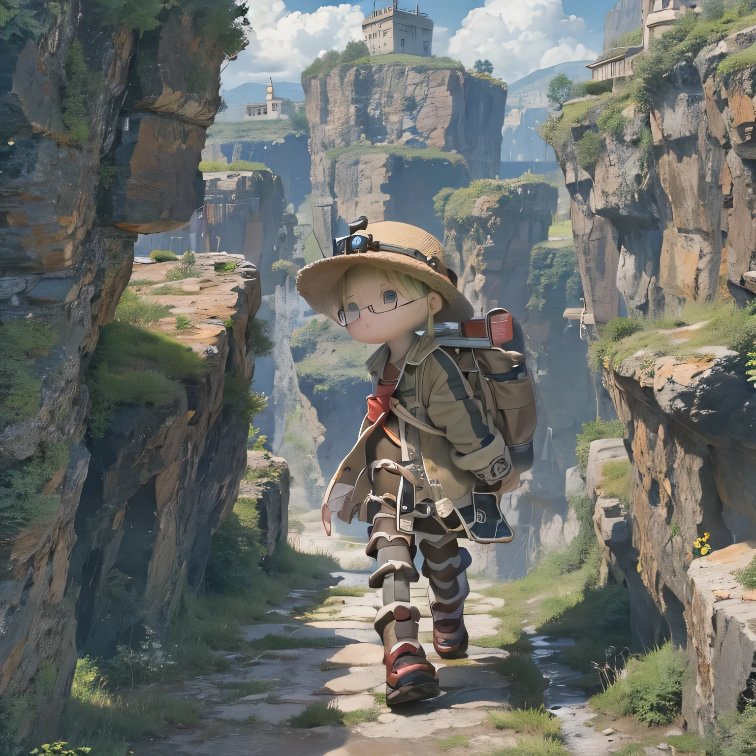 ,Rico,Made in Abyss,Walking through Blackrim Town
