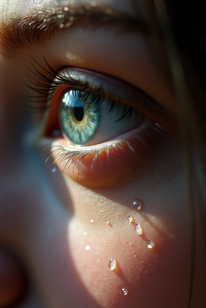 macro close up , WLOP style, cinematic girl ((textured skin)), ((short blonde facial hair)), ((chapped lips)), , catch lights in eyes, , rosacea , serial killer , facing camera , dynamic pose, focused on eyes, light , soft lighting, portrait, hyper detailed, intricate, extremely beautiful, cinematic lighting, photo realistic