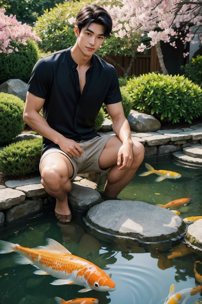 Timothée Chalamet, sweaty teen boy, in water, in japanese sakura cherry blossom sauna, no clothing, far from camera, whole body, braces, age 19, wavy tiktok hair, boxer, bare feet, wearing no t-shirt topless, japanese onsen temple, short fine armpit hair, flexing, in the water, veiny arms, cute, tall, lean, not muscular, wispy pubes, muscular teen boy masterpiece, high resolution, feet visible, no shoes, very dirty feet, skinny, tall, foot fetish, tall boy, teen boy, braces, best quality, sticky armpit hair, sticky, glue on floor, wet floor, sticky clothes, drops on underwear, drops on shorts, sticky on shorts, drops on floor, sweaty face, sweaty hair, Dune by Herbert, Science fiction