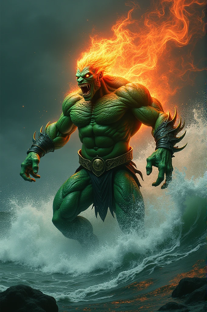 Fire monster daynashore