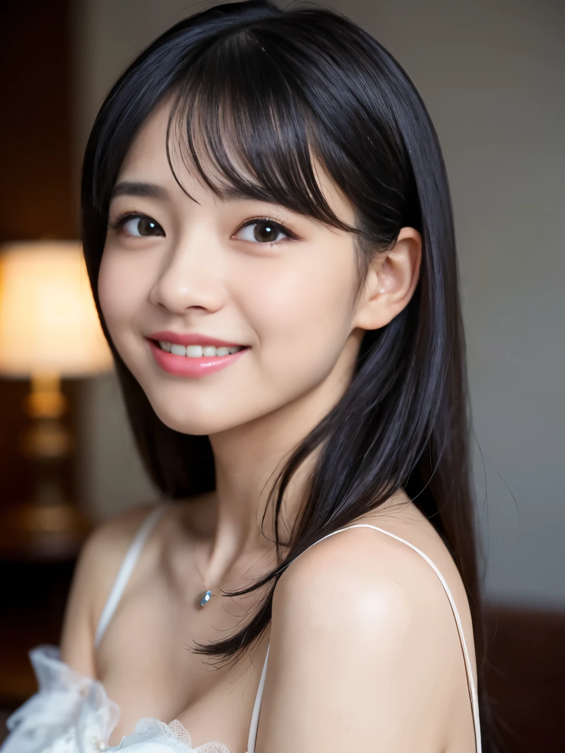 masterpiece,best quality,1girl,dark eyes,(sex),((nude)),(medium breasts),vaginal,dark hair,(Japanese tatami room),pov,(beauty Japanese schoolgirl),((Beautiful girl)),the expression imagining what feels good:1.2,(perfect body beauty:1.2),((perfect body)),(shy smile),beautiful teeth,